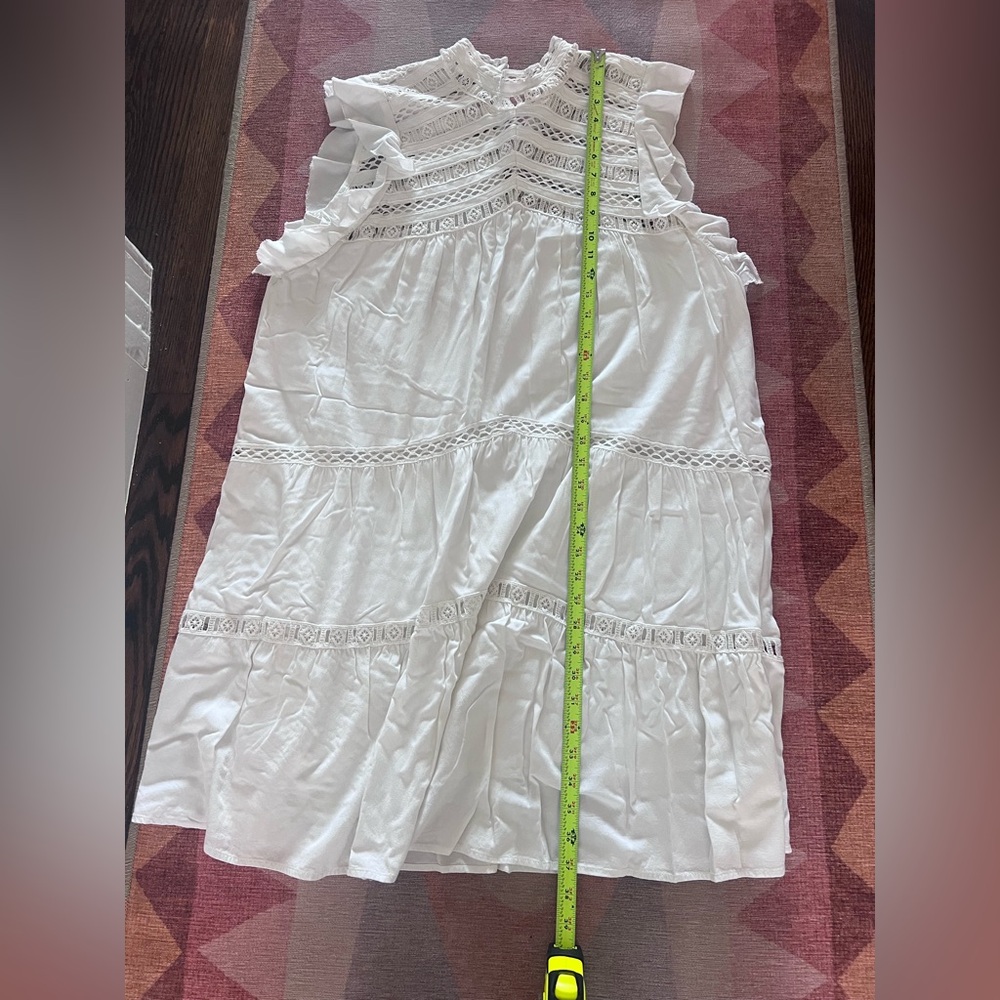 Ba&sh Zenna Ecru dress size 3 = US womens large - Picture 12 of 12